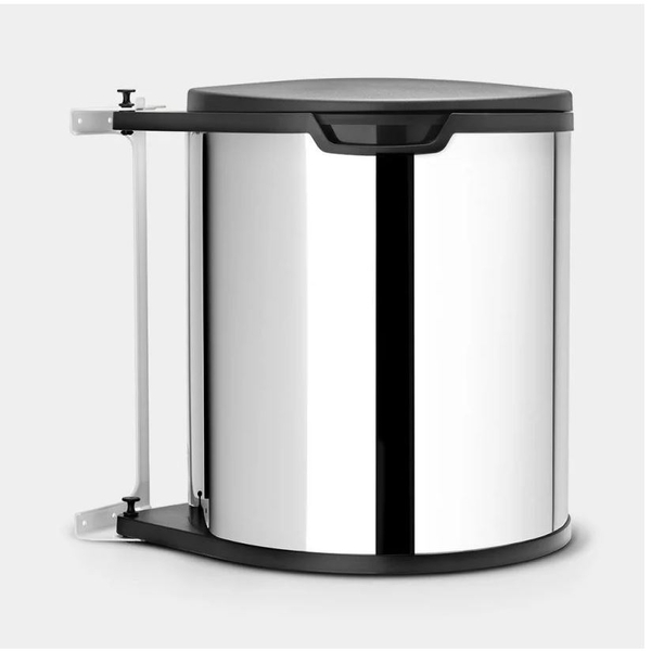 Brabantia Δοχείο Απορ/των 15Lt. Χρωμέ Για Ντουλάπι Κουζίνας